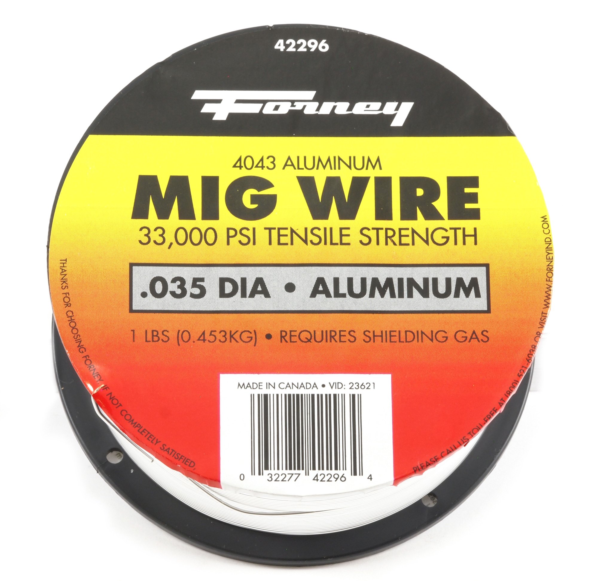 Forney 42296 Mig Wire, Aluminum Alloy ER4043, .035-Diameter, 1-Pound Spool - Image 3
