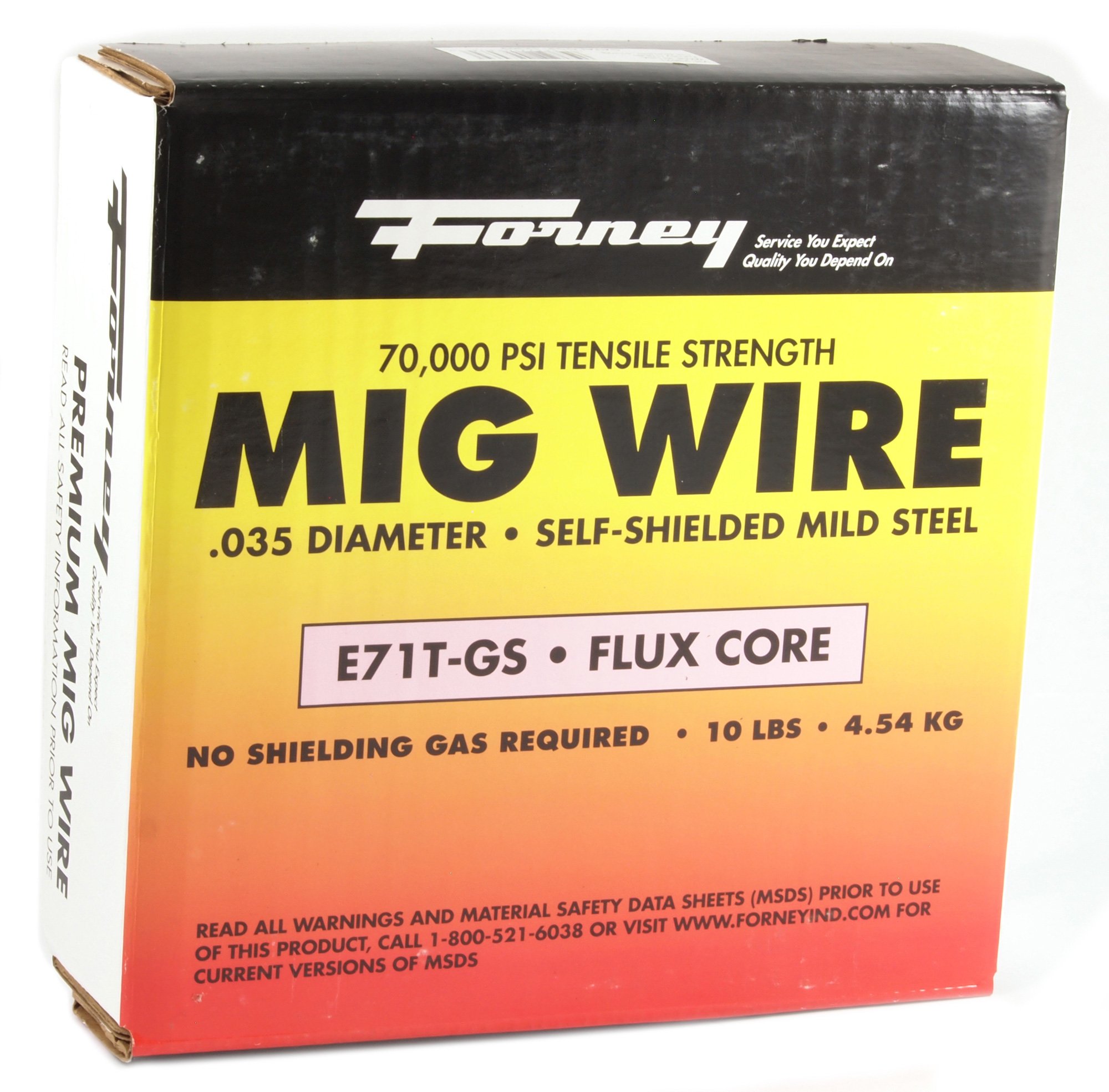 Forney 42303 Flux Core Mig Wire, Mild Steel E71TGS, .035-Diameter, 10-Pound Spool - Image 4