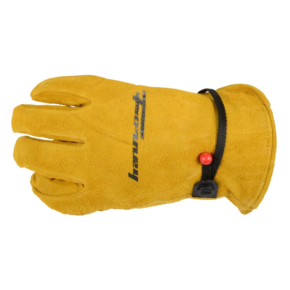 Forney 53133 Cowhide Leather Driver Suede Men's Gloves, Medium, Brown - Image 4