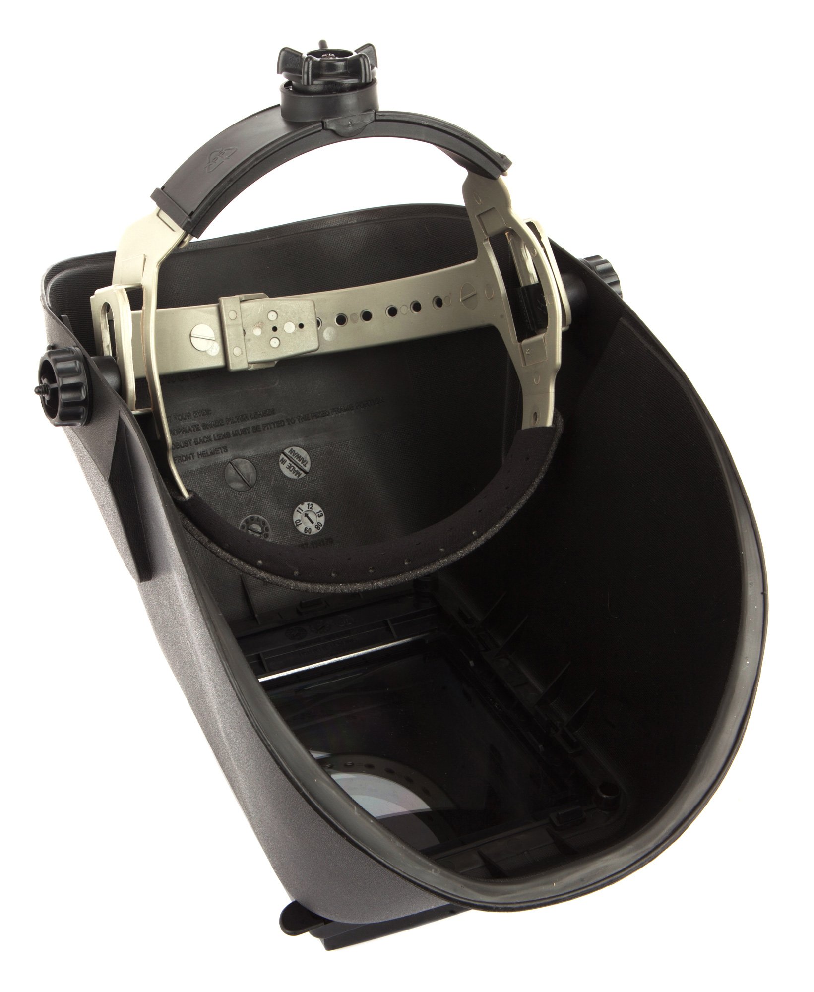 Forney 55672 Welding Helmet, Bandit III Flip Front, Shade-10,Black, Medium - Image 5