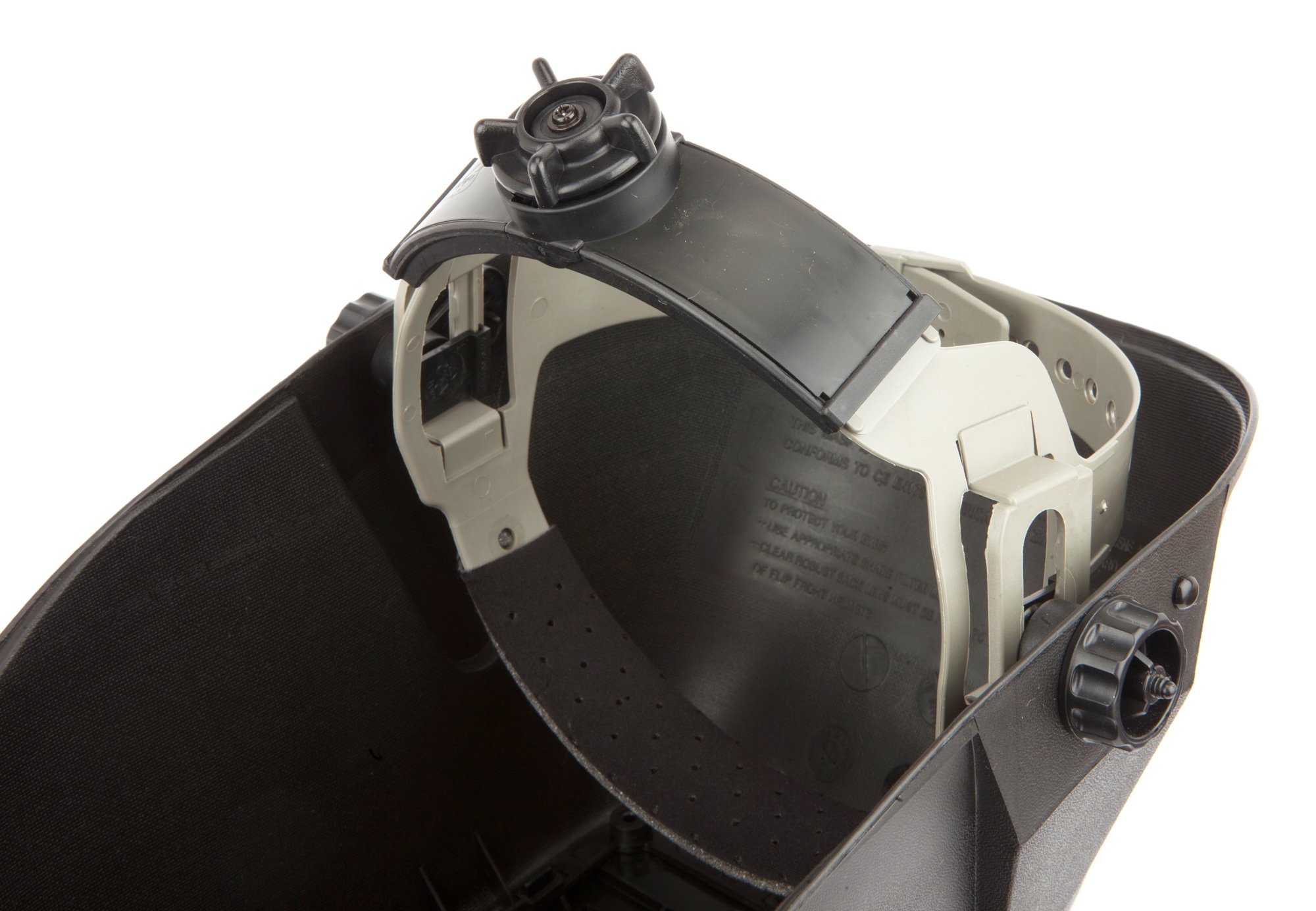 Forney 55672 Welding Helmet, Bandit III Flip Front, Shade-10,Black, Medium - Image 3