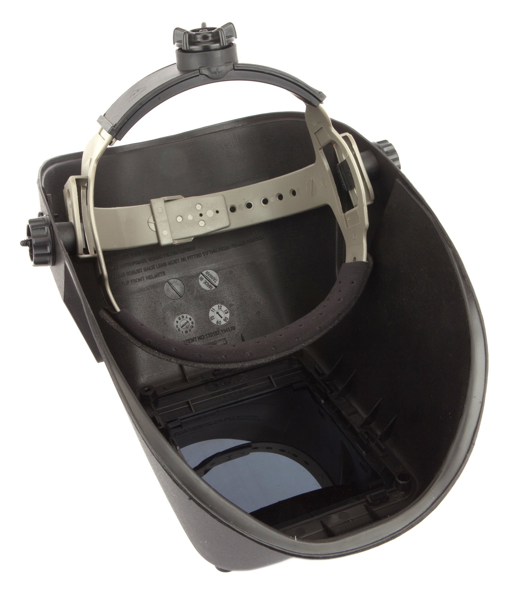 Forney 55673 Welding Helmet, Bandit II Fixed, Shade-10 , Black, 133.35 mm x 114.3 mm - Image 4