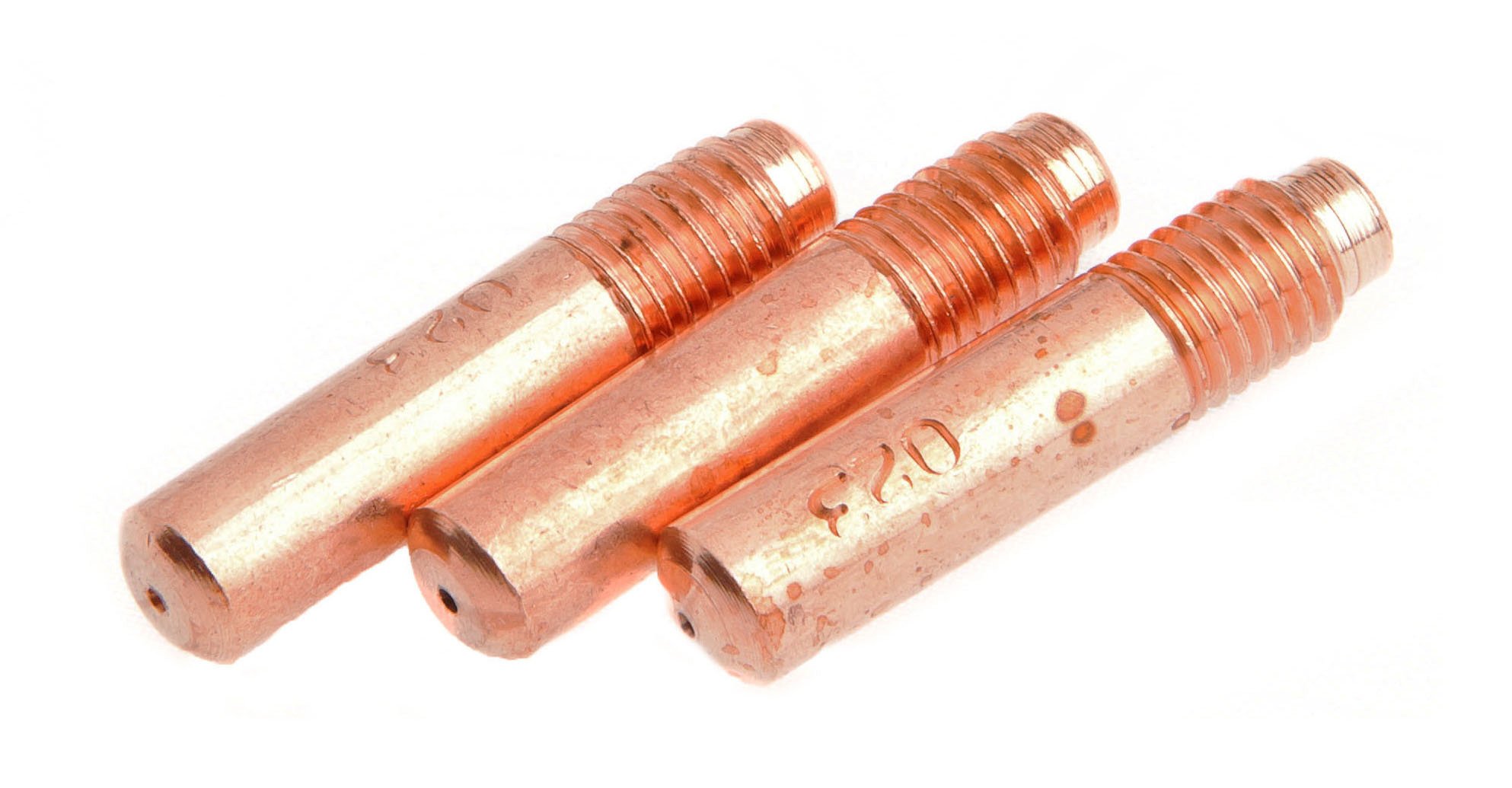 Forney 60164 Contact Tip for Mig Welding, Hobart or Miller, .023/.025, 3-Pack,Copper - Image 3