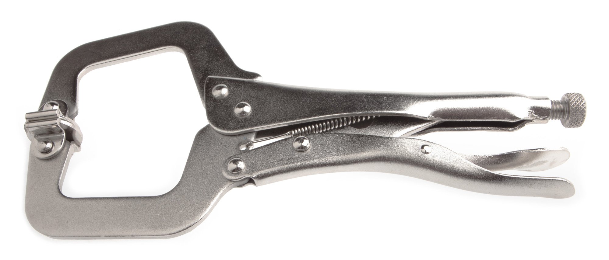 Forney 70202 C-Clamp Pliers, Deluxe Locking Style with Jaw Paws, 10-1/2-Inch - Image 3