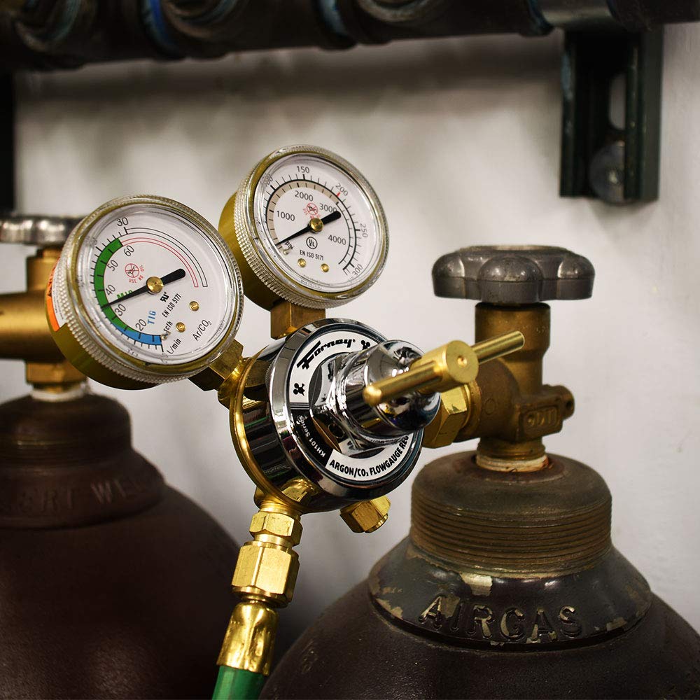 Forney 85363 Argon/CO2 Regulator Kit for Mig Welder, 5/32" - Image 4